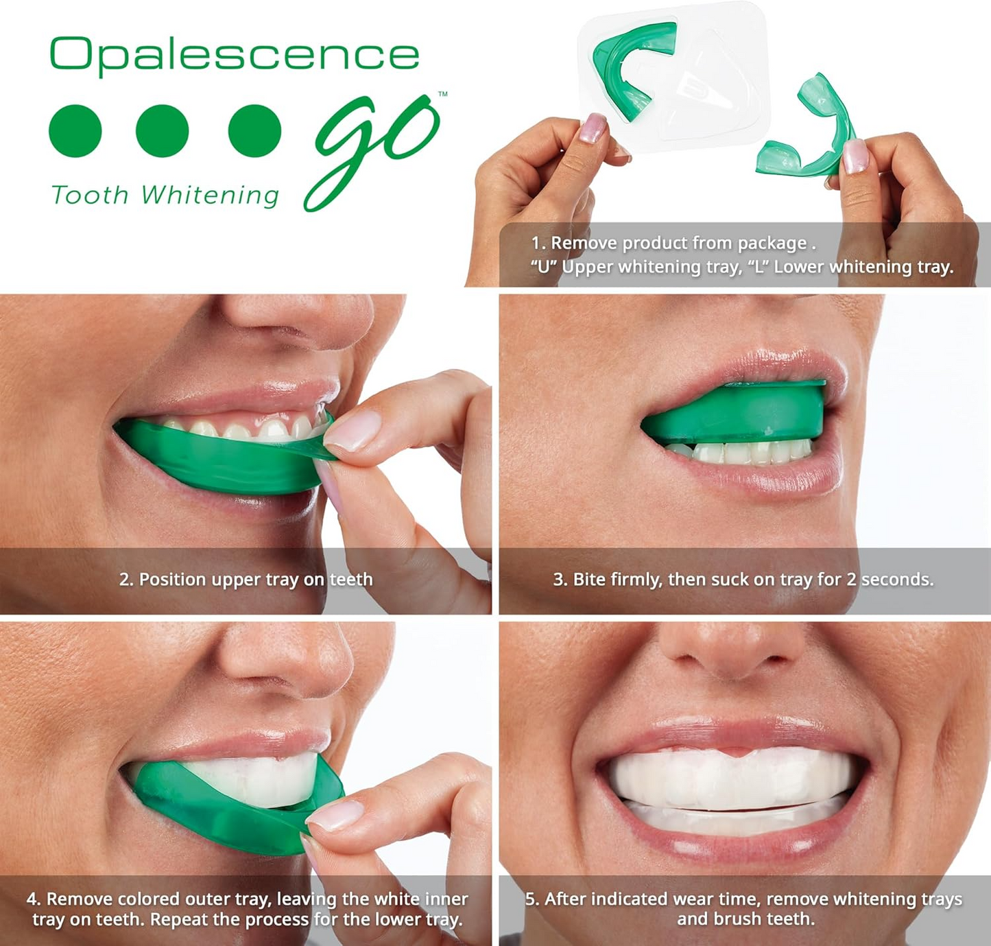 Opalescence Go 15- Prefilled Teeth Whitening Trays